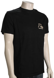 Quiksilver Omni Checked SS T-Shirt - Black