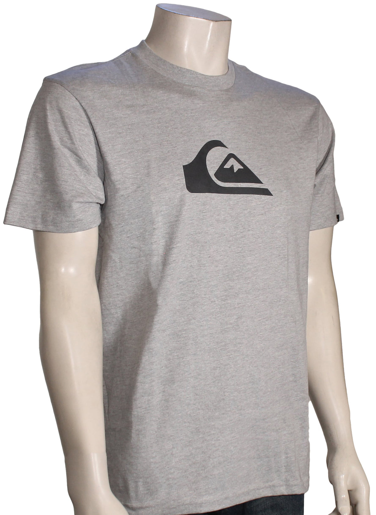Quiksilver Comp Logo SS T-Shirt - Athletic Heather