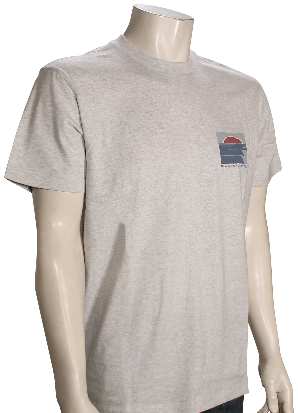 Quiksilver Incoming T-Shirt - Silver White Heather