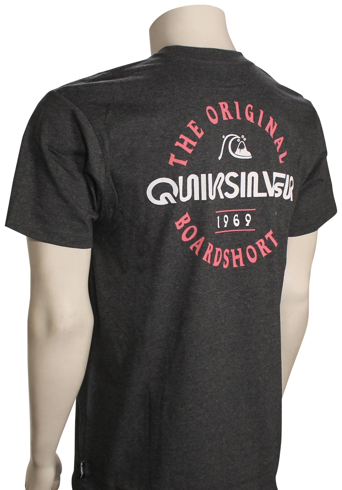 Quiksilver Eternal Circle T-Shirt - Charcoal Heather – back view
