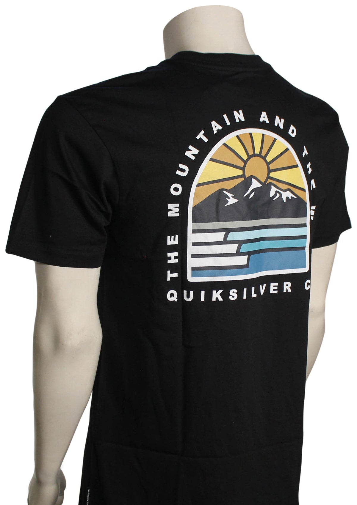 Quiksilver Multi Terrain T-Shirt - Black – back view