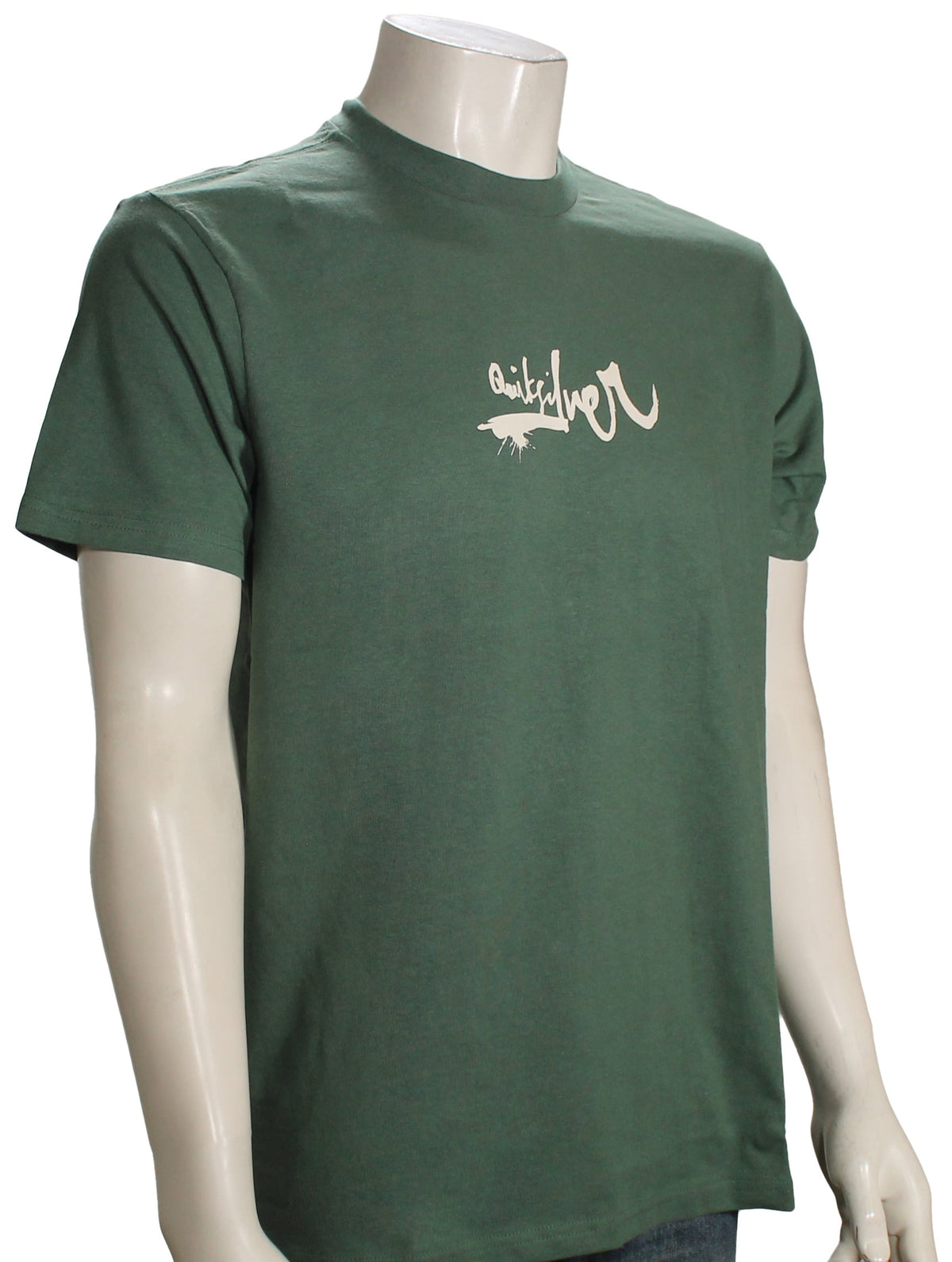 Quiksilver DNA Impaired Logo T-Shirt - Forest Green