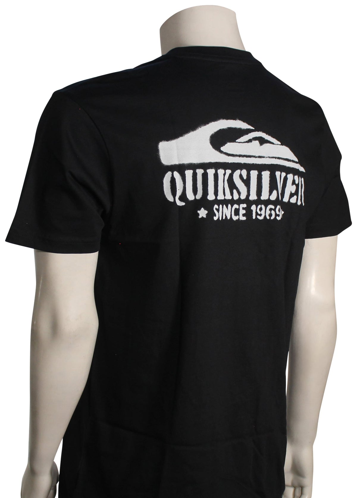 Quiksilver Hunter Spray SS T-Shirt - Black – back view