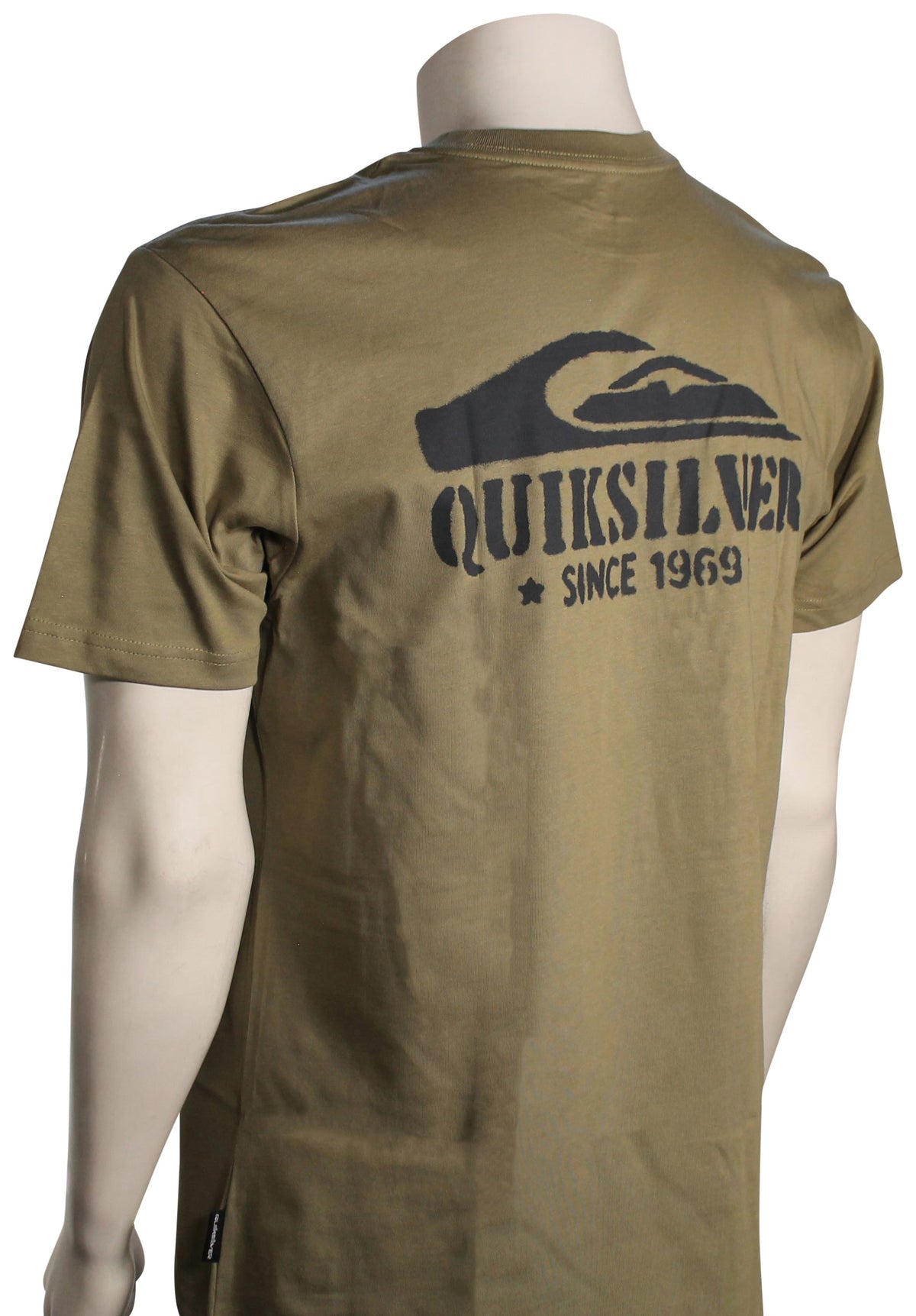 Quiksilver Hunter Spray SS T-Shirt - Aloe – back view