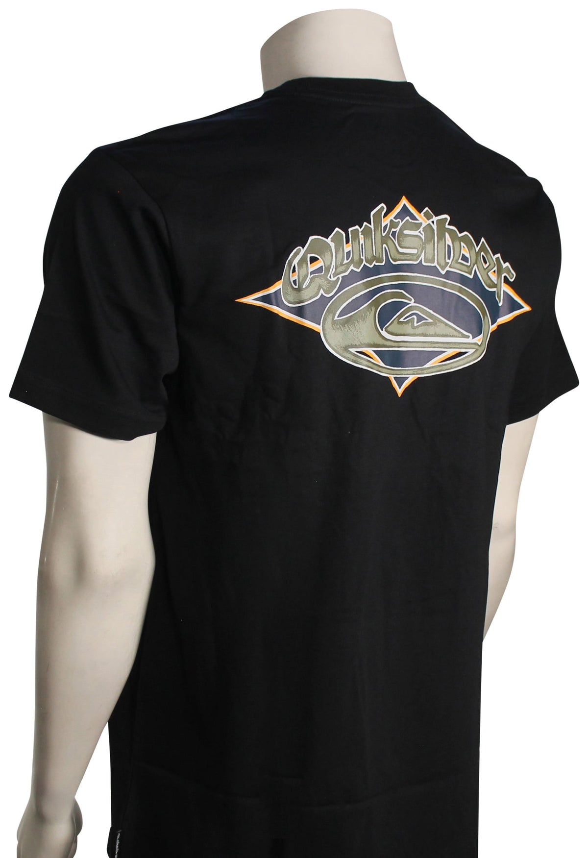 Quiksilver Brushwork SS T-Shirt - Black – back view