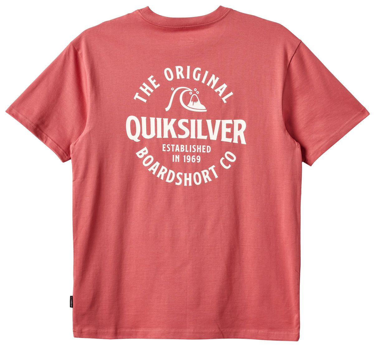 Quiksilver Locked Up SS T-Shirt - Mineral Red – back view