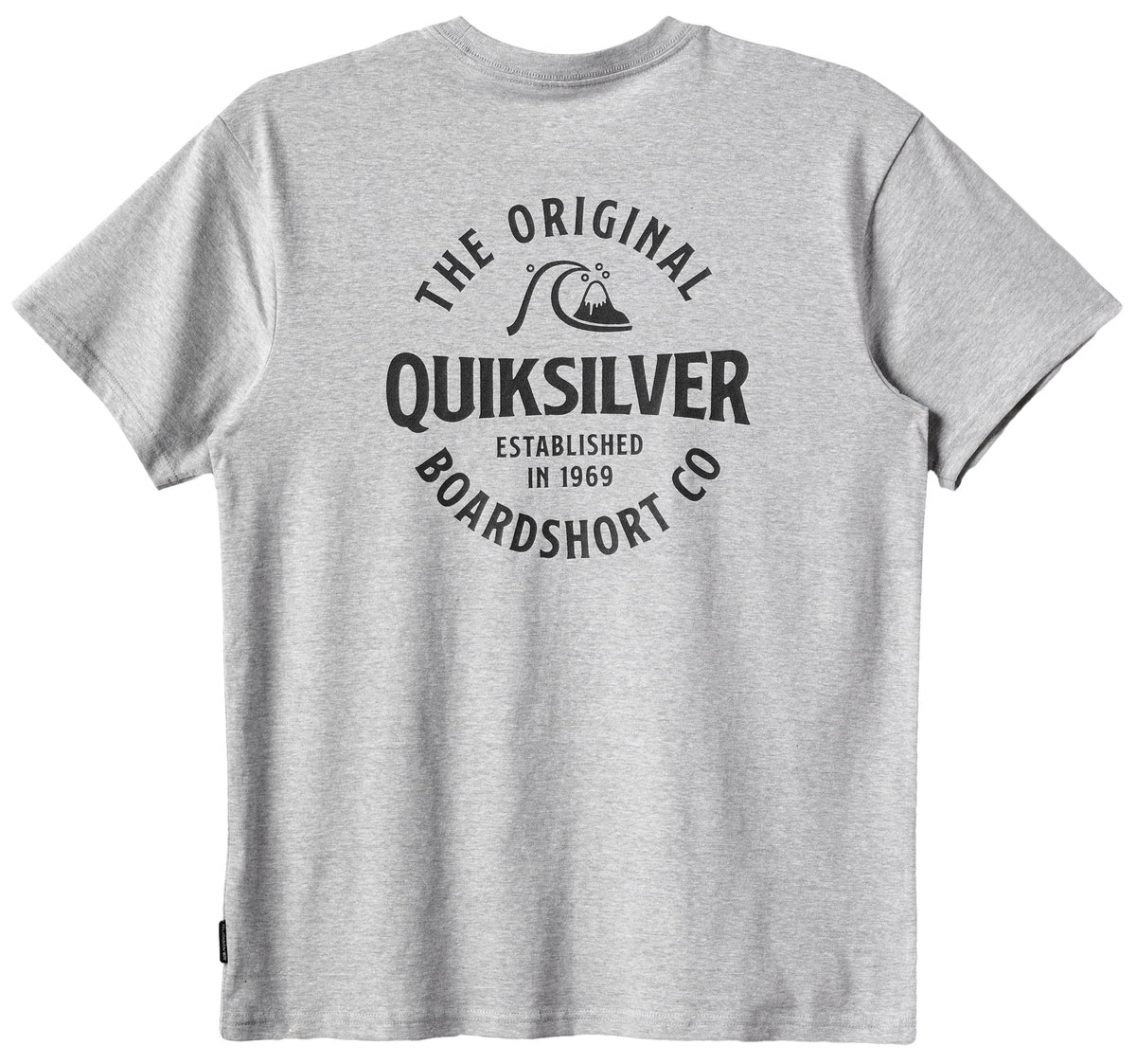 Quiksilver Locked Up SS T-Shirt - Athletic Grey – back view