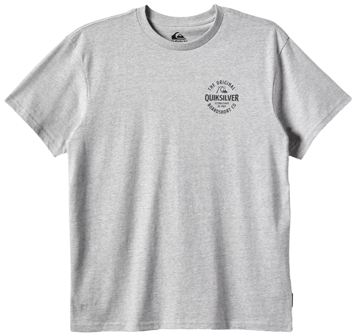 Quiksilver Locked Up SS T-Shirt - Athletic Grey