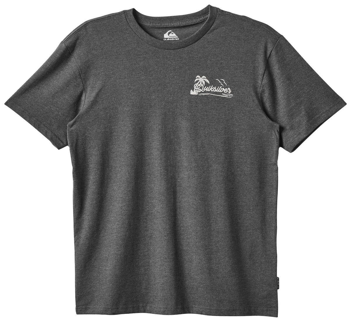 Quiksilver Island Vibin SS T-Shirt - Charcoal Heather