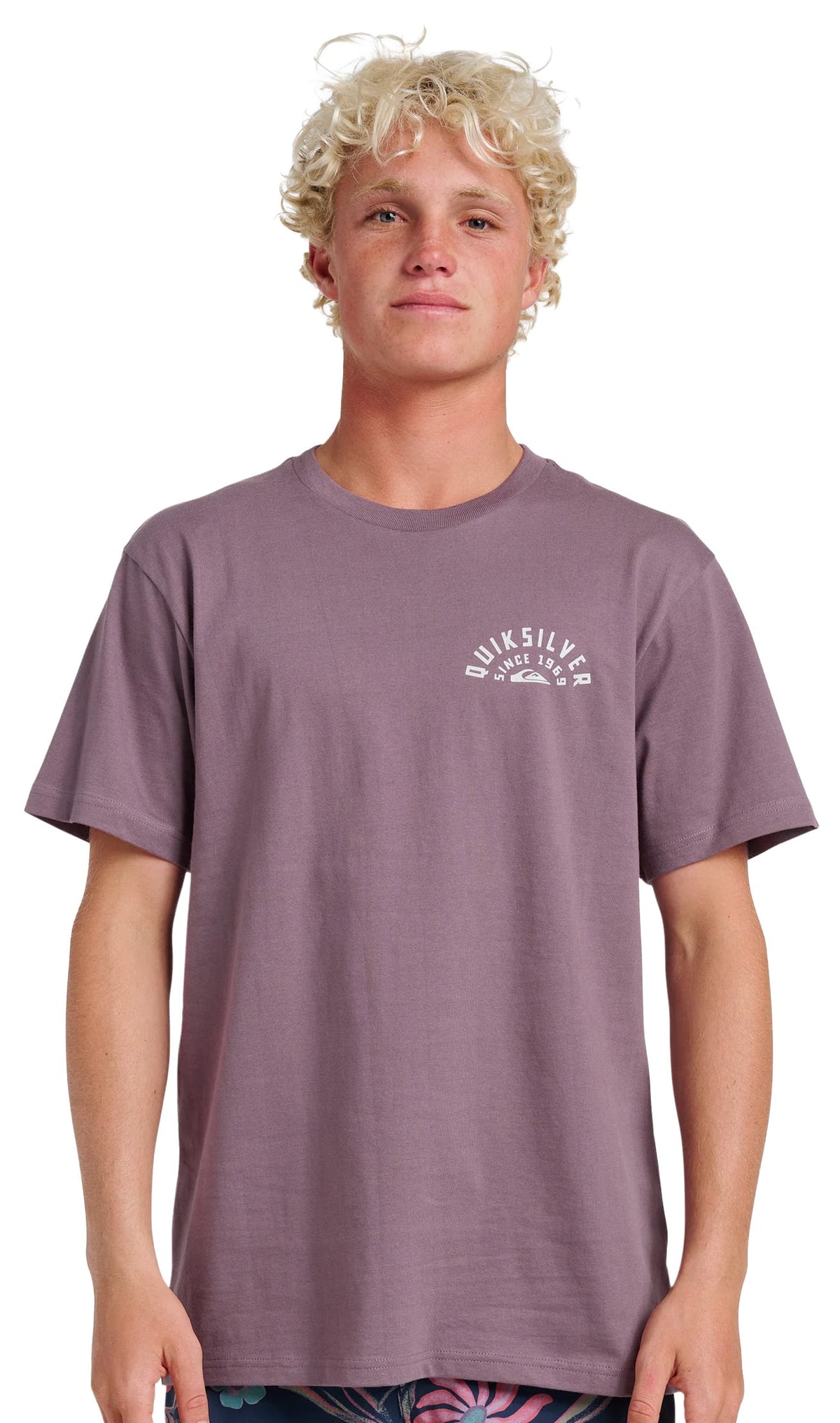 Quiksilver Sunrise Arch Classic SS T-Shirt - Vintage Violet