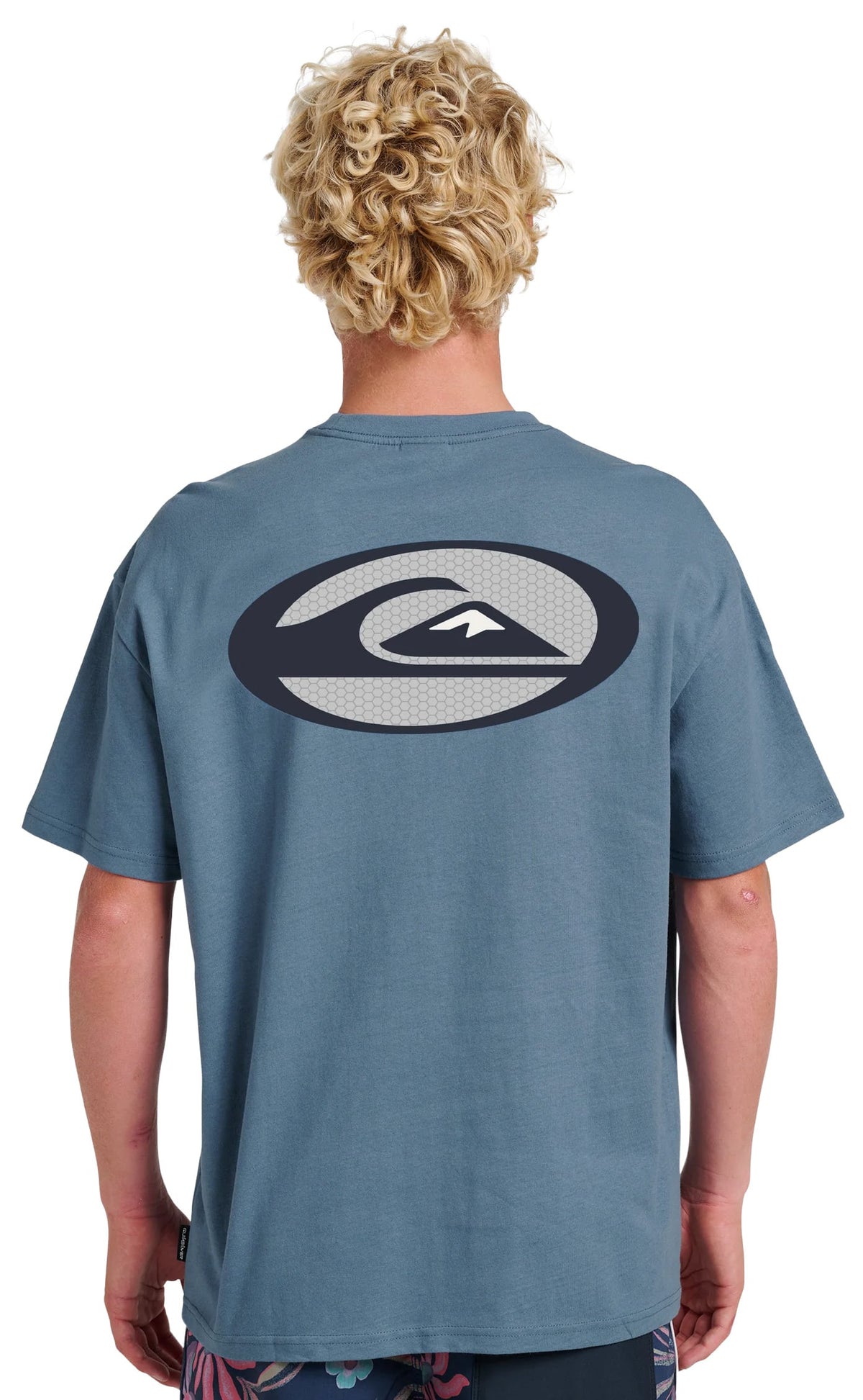 Quiksilver Saturn Tech Heavyweight SS T-Shirt - China Blue – back view