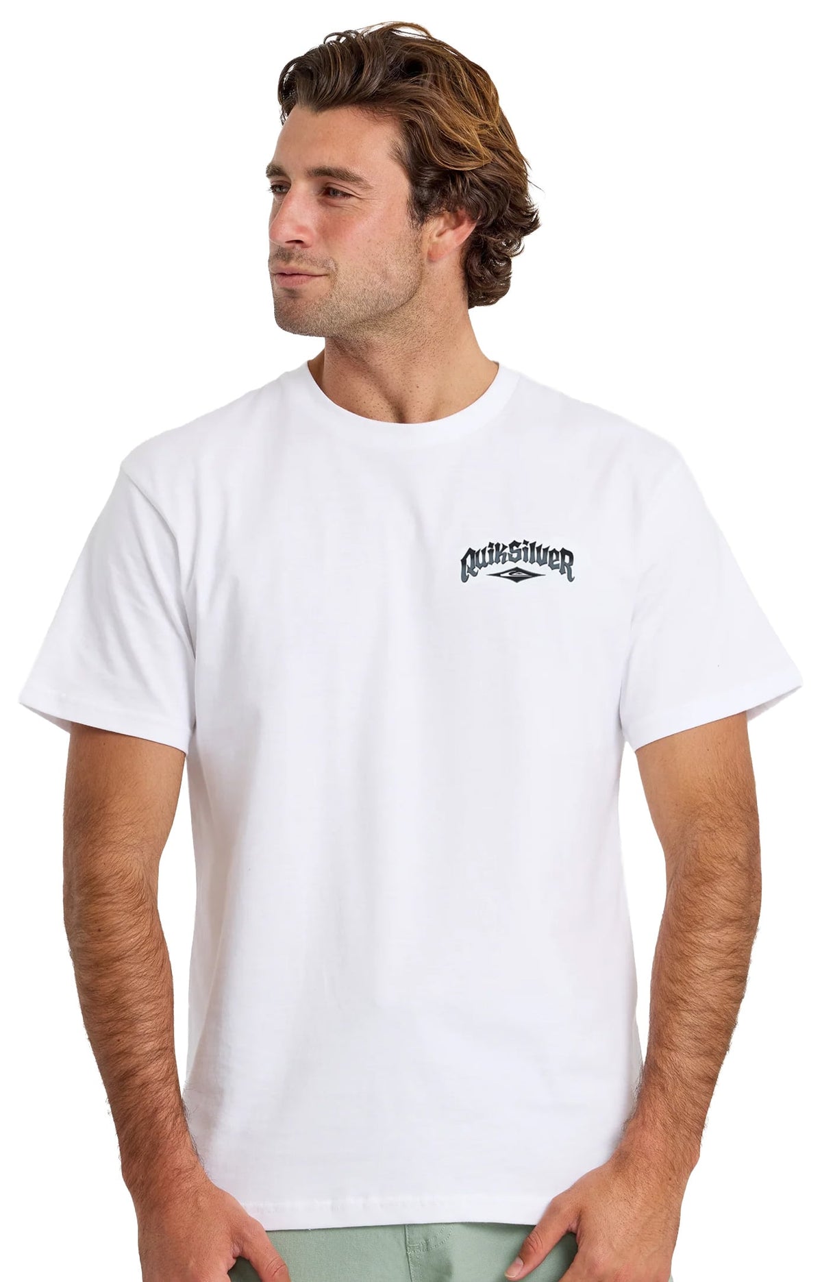 Quiksilver Diamond Arch Classic Men's Short Sleeve T-Shirt - White
