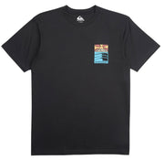 Quiksilver Men's Going Right Classic Short Sleeve Cotton T-Shirt - Black
