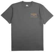 Quiksilver Men's Stamped Short Sleeve Knit T-Shirt - Iron Gate Grey