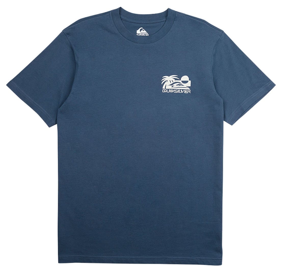 Quiksilver Reverse Cut Men's Short Sleeve T-Shirt - Dark Denim