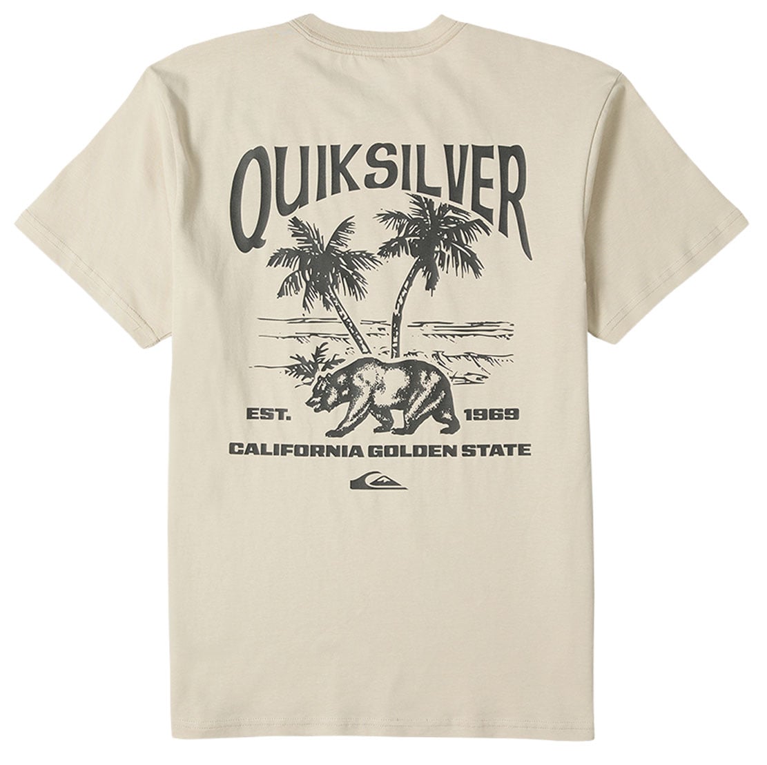 Quiksilver CA Dreamer Men's Short Sleeve T-Shirt - Peyote – back view