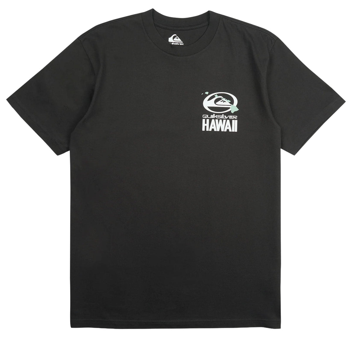 Quiksilver Hawaii Patch Classic Men's Short Sleeve T-Shirt - Black