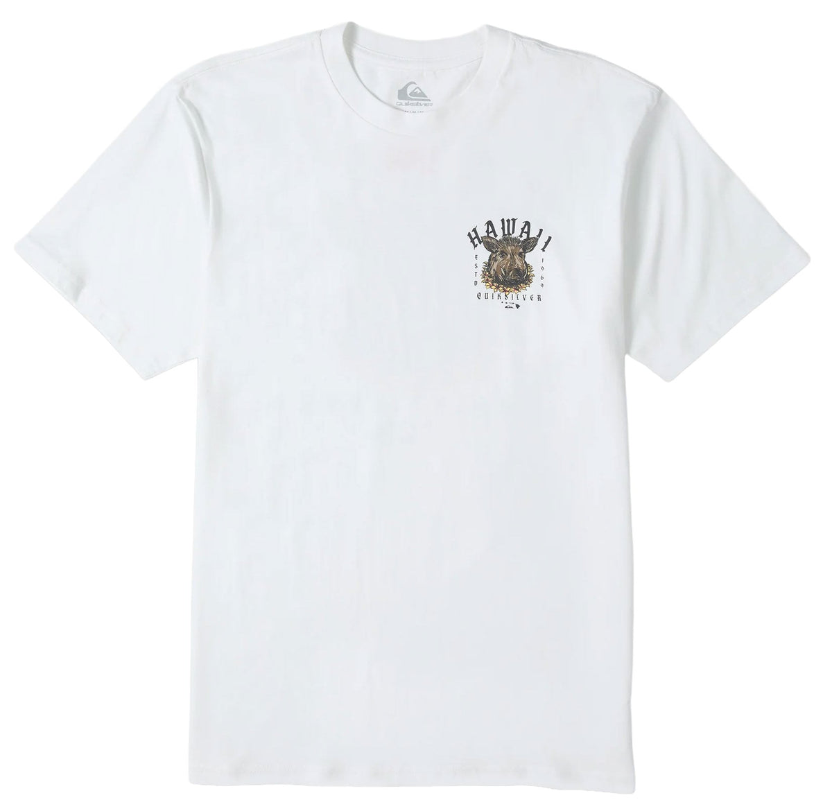 Quiksilver Hawaii Kalua Men's Short Sleeve T-Shirt - White