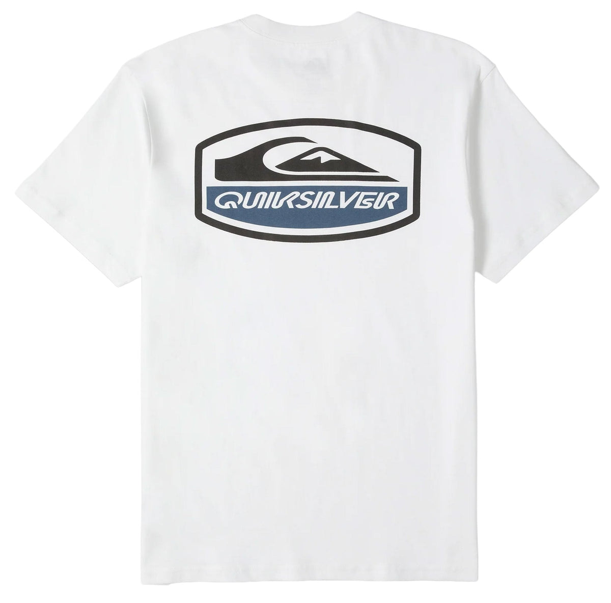 Quiksilver Shapers Crest Men's Short Sleeve T-Shirt - White – back view