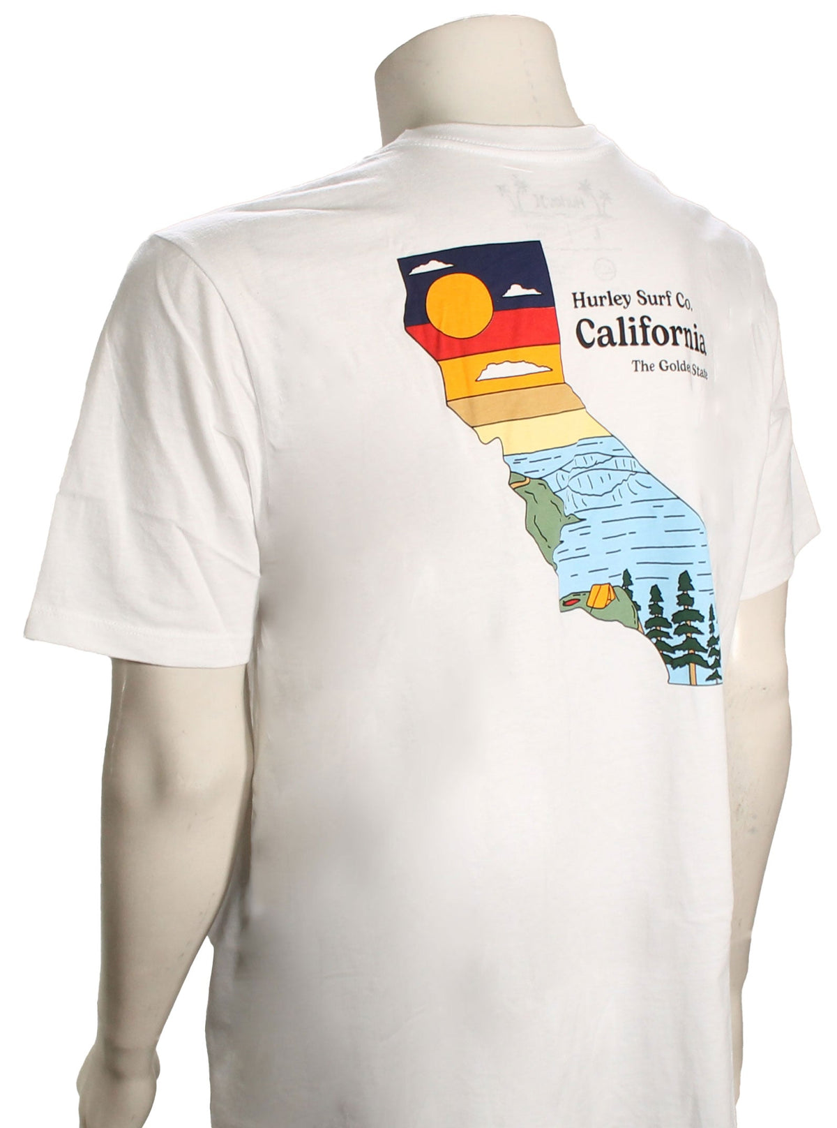 Hurley Everyday State Pride T-Shirt - White
