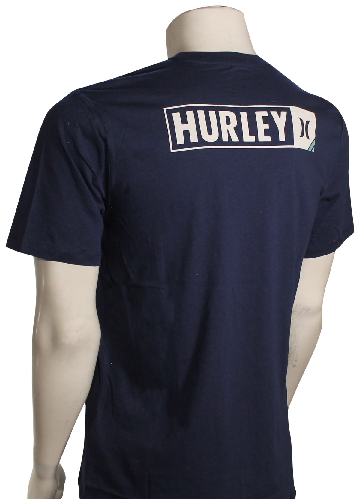 Hurley Everyday Corner T-Shirt - Midnight Aqua – back view