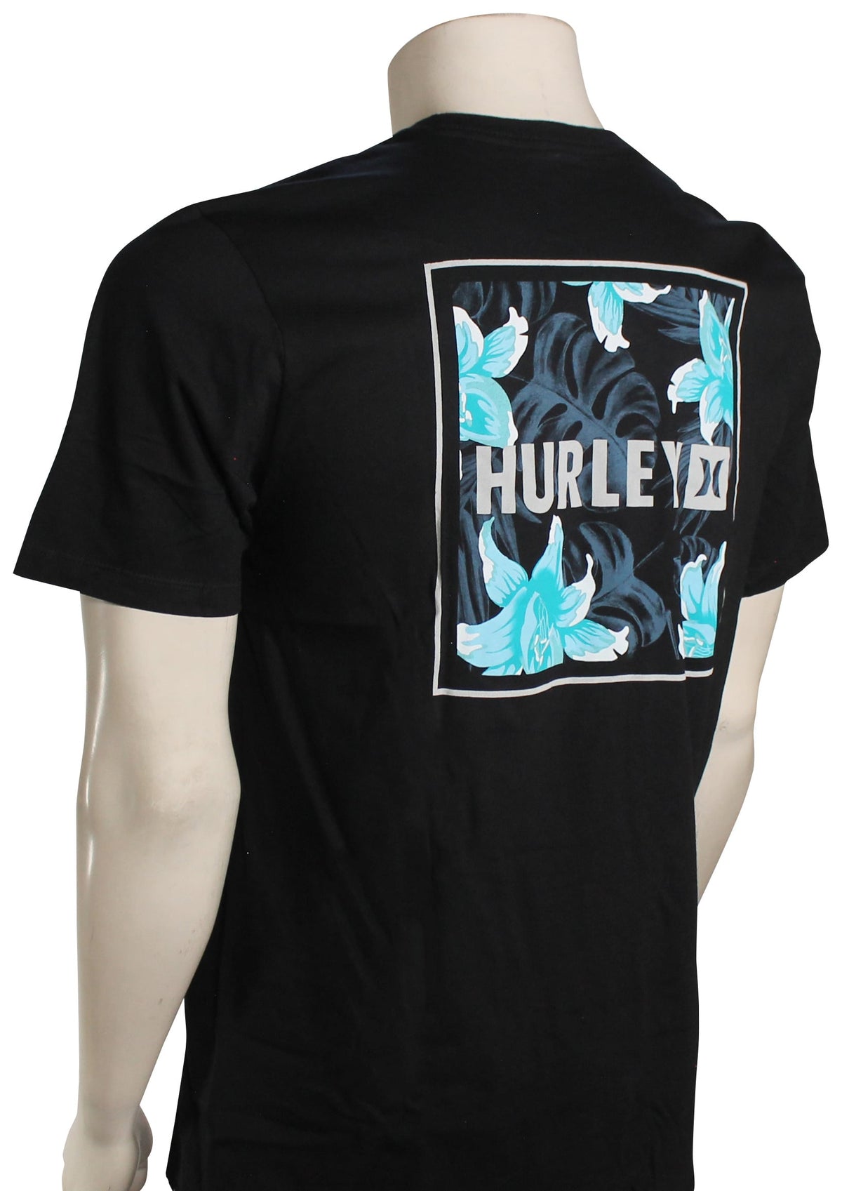 Hurley Everyday Four Corners T-Shirt - Black – back view