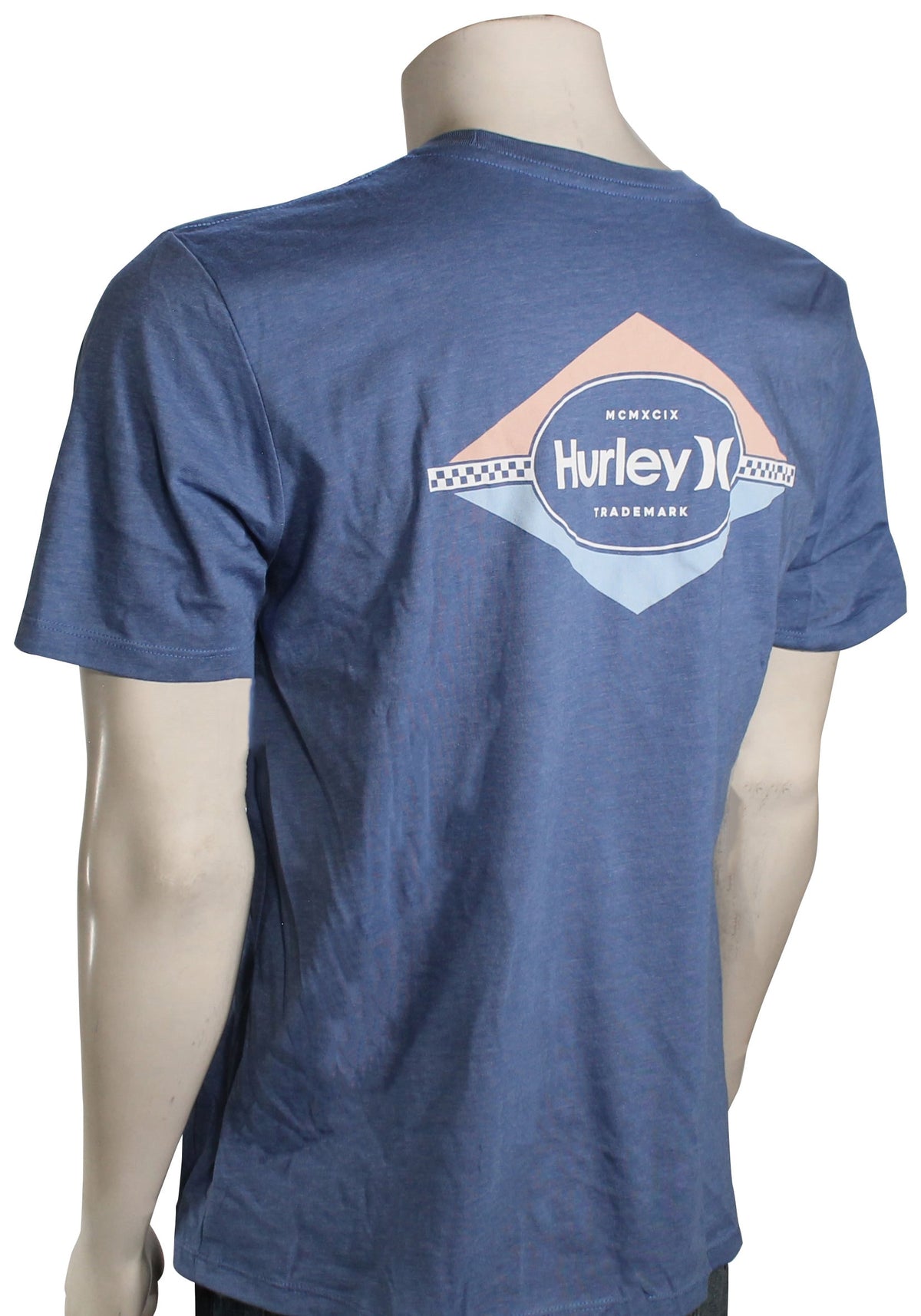 Hurley Everyday Divide T-Shirt - Shoreline Heather – back view