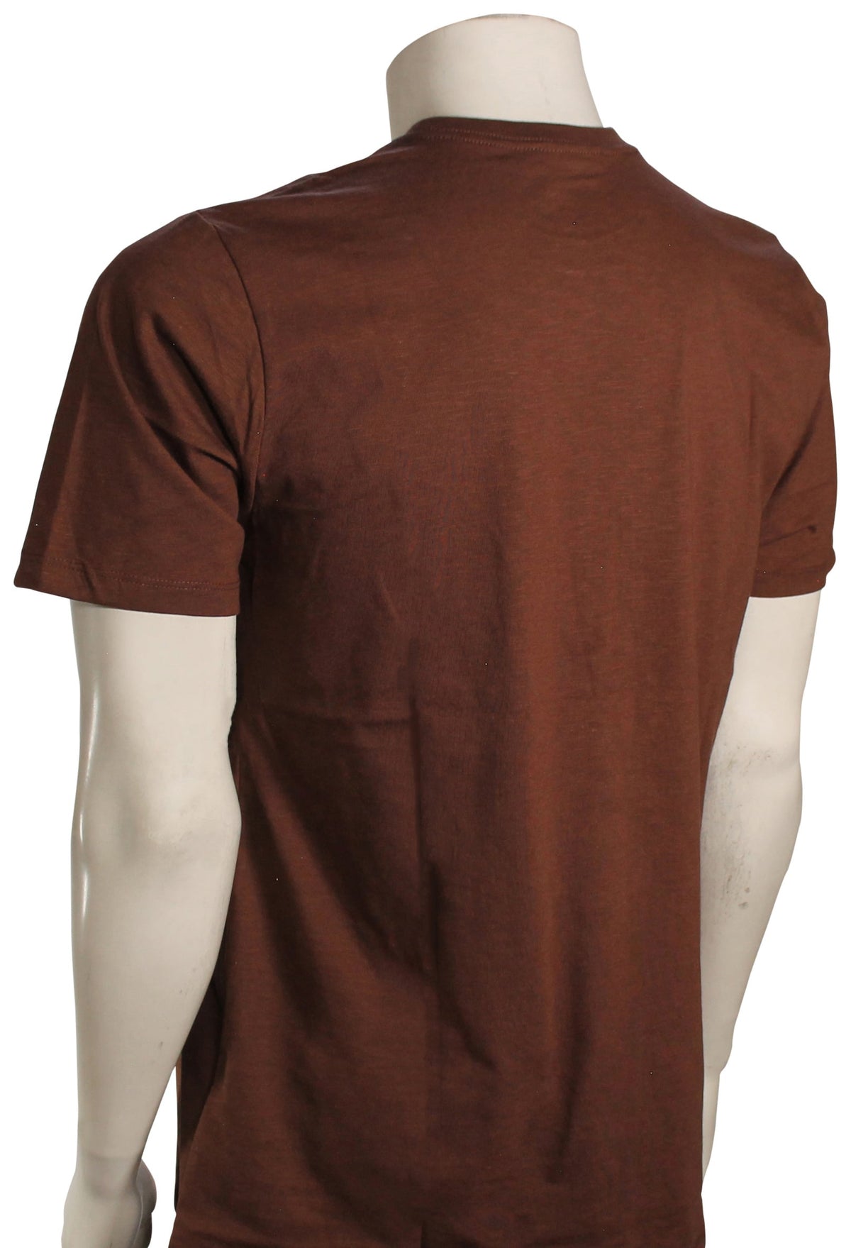 Hurley Everyday H20-Dri Leafy Split Slub T-Shirt - Hickory Brown – back view