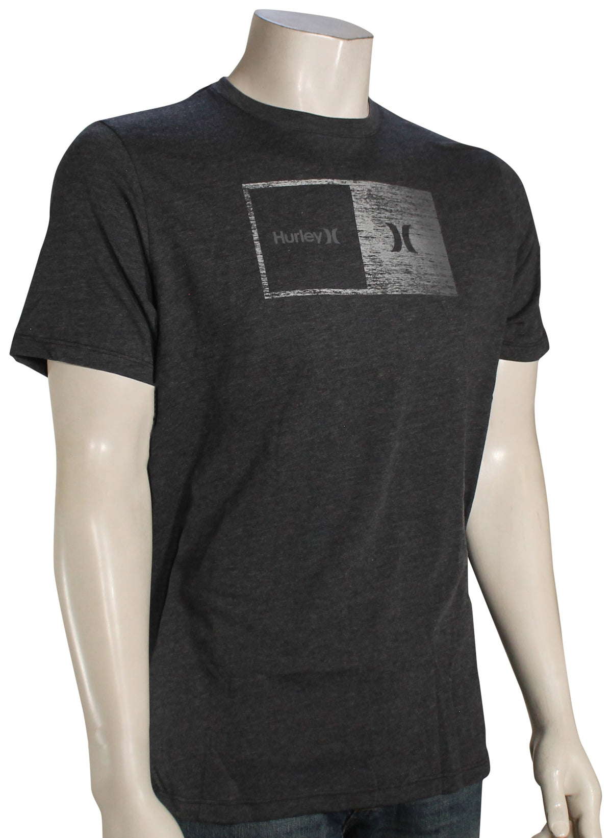 Hurley Everyday Halfer Gradient T-Shirt - Black Heather
