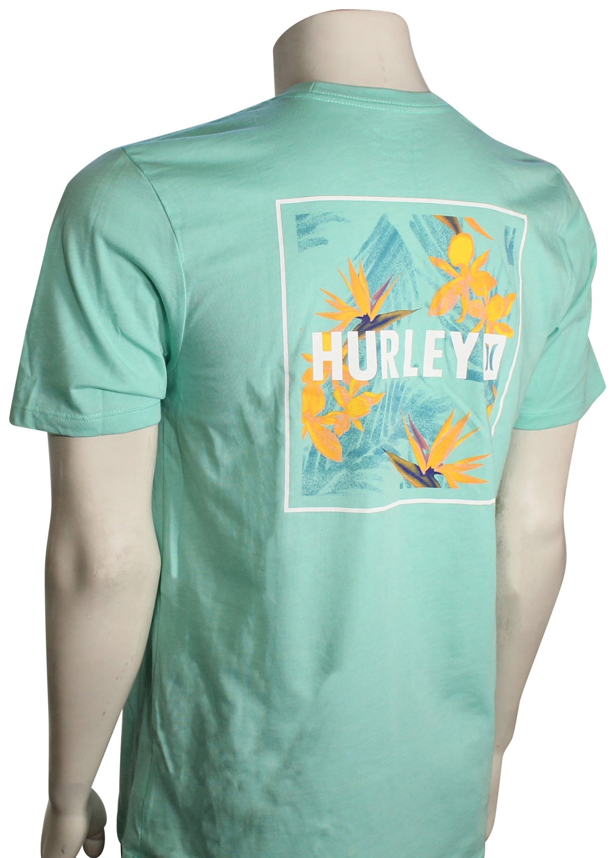 Hurley Four Corners T-Shirt - Tropical Mist – back view
