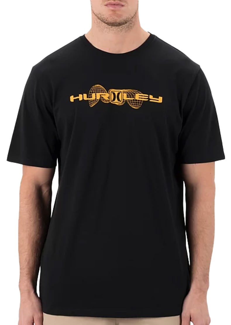 Hurley The Globe SS T-Shirt - Black