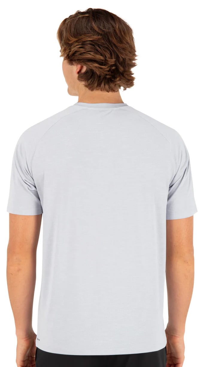 Hurley H20-Dri Outback Men's Short Sleeve T-Shirt - Light Asteroid – back view