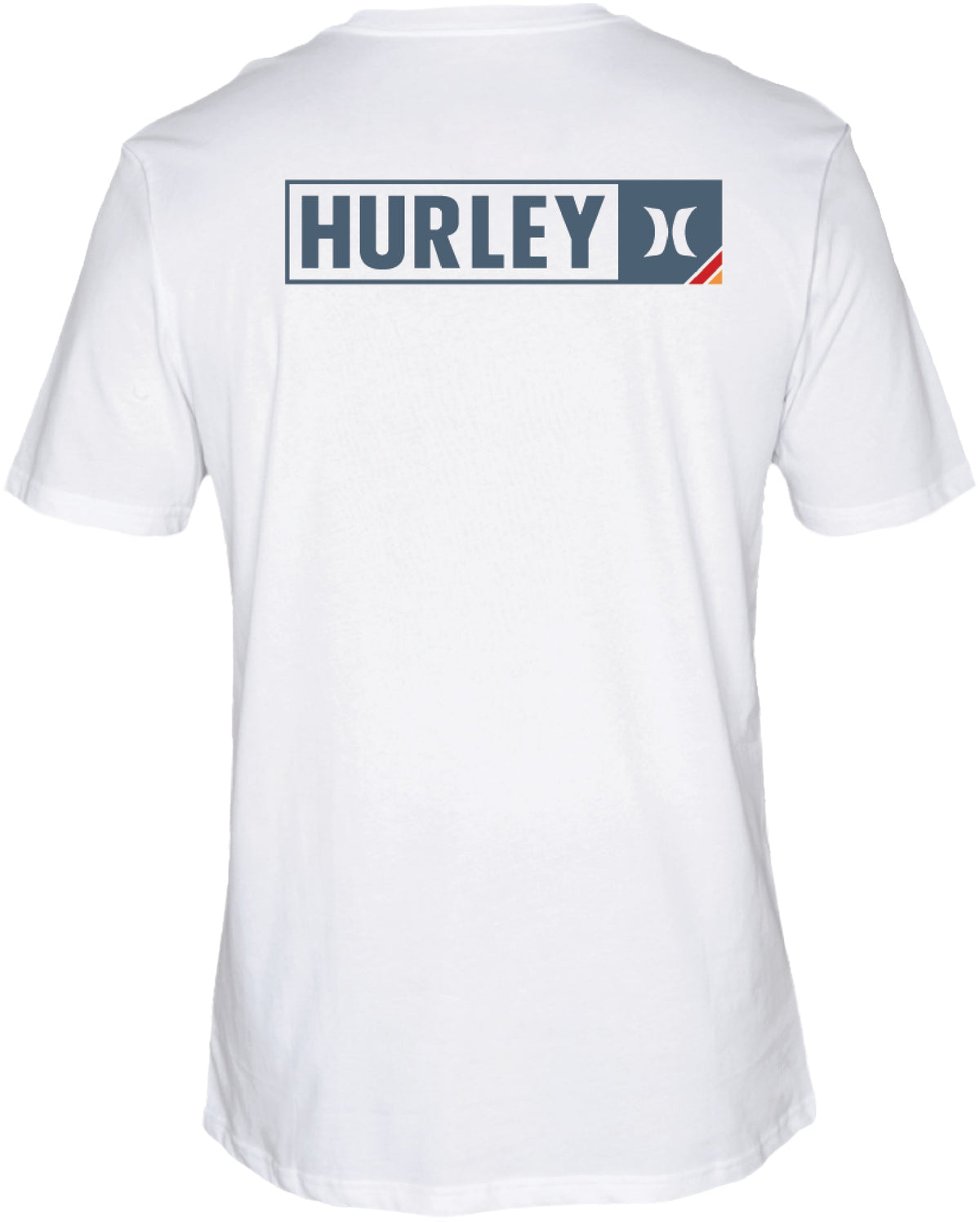 Hurley Corner Men's Short Sleeve T-Shirt - White – back view