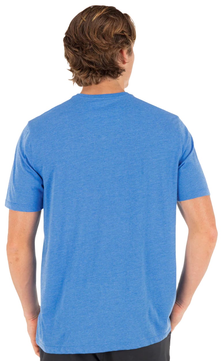 Hurley The Box SS T-Shirt - Seashore Heather – back view
