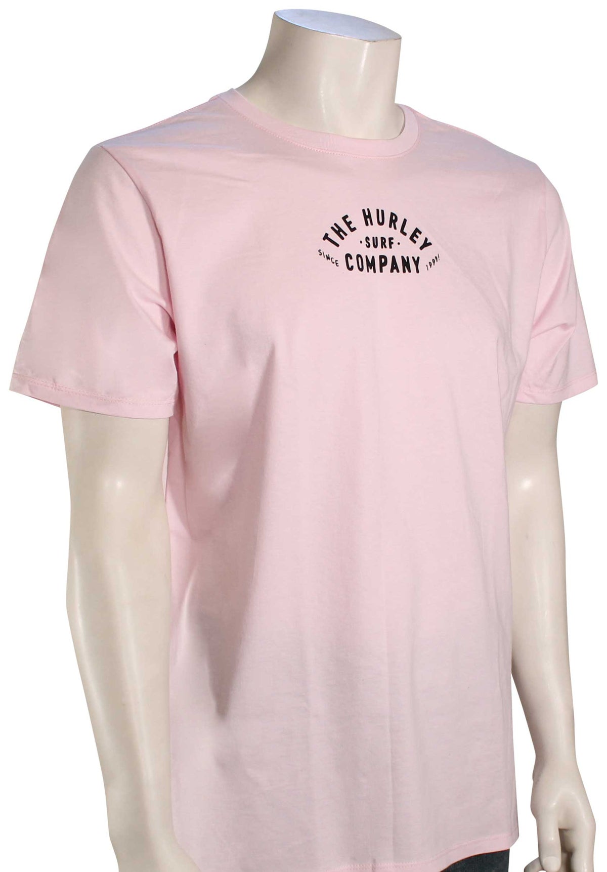 Hurley Prem 3rd Base T-Shirt - Pink Foam