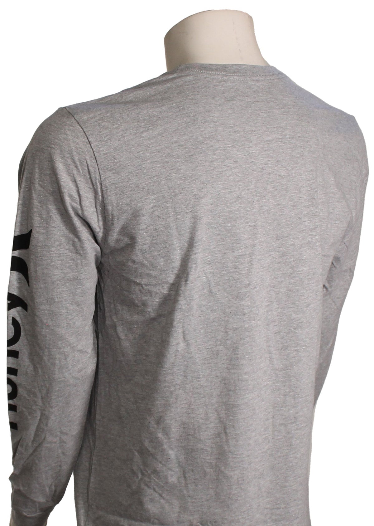 Hurley Everyday Washed One And Only Icon LS T-Shirt - Dark Grey Heather – back view