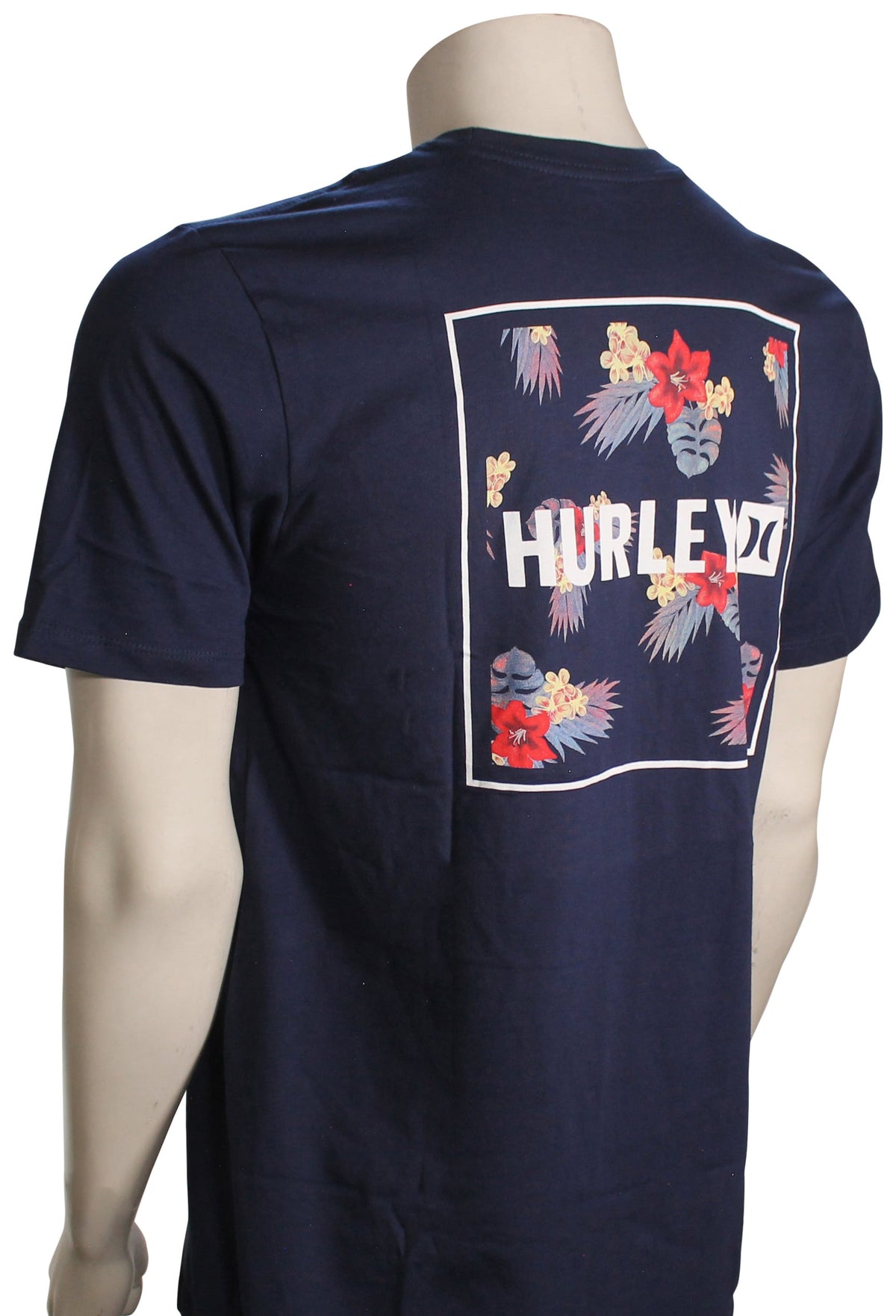 Hurley Everyday Four Corners T-Shirt - Midnight Aqua – back view