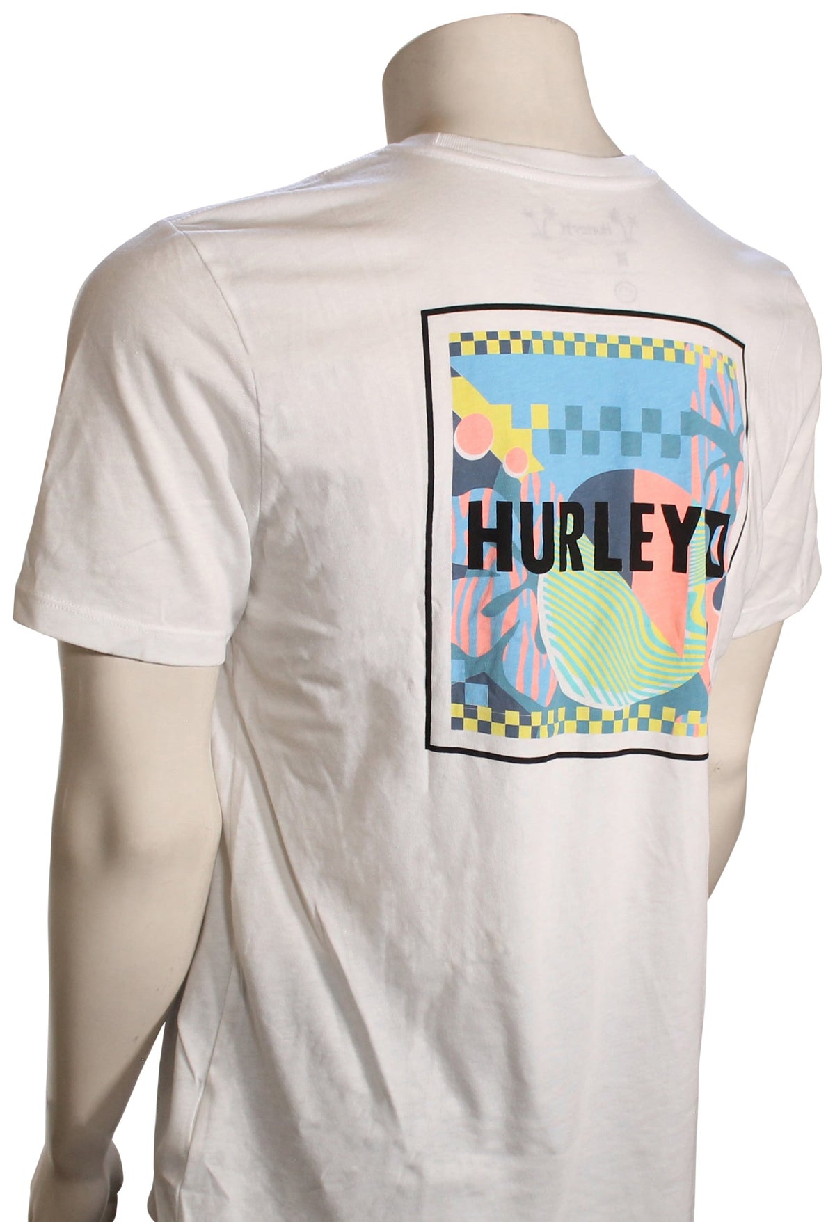 Hurley Everyday Four Corners T-Shirt - White 2 – back view