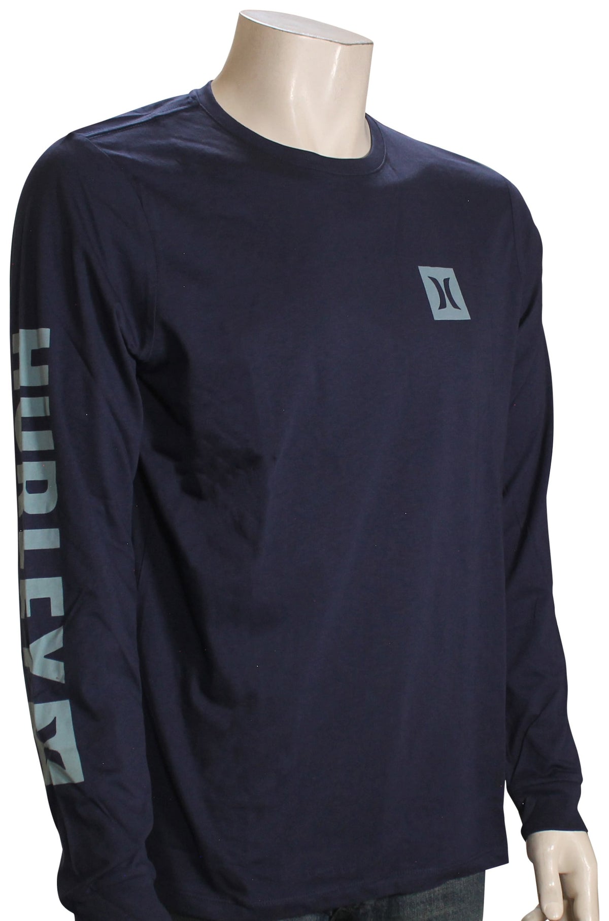 Hurley Everyday The Box LS T-Shirt - Midnight Aqua