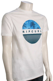 Rip Curl Barrel Killa Premium T-Shirt - White, front view