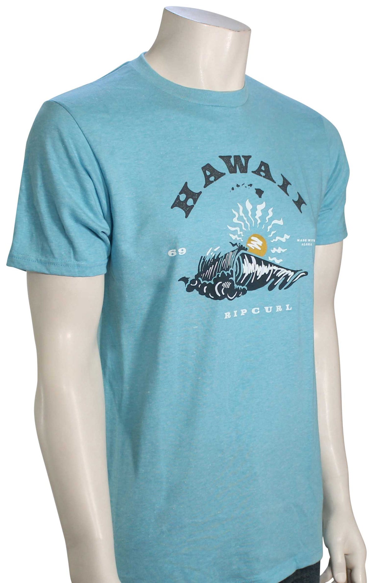 Rip Curl HI Solar Barrel Premium T-Shirt - Light Blue