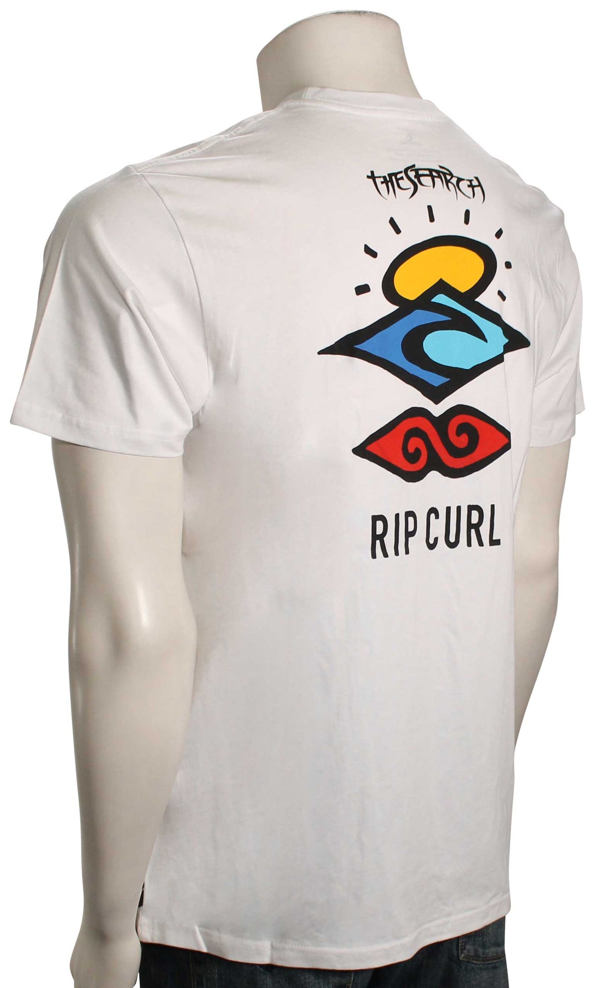 Rip Curl The Search Essential T-Shirt - White – back view