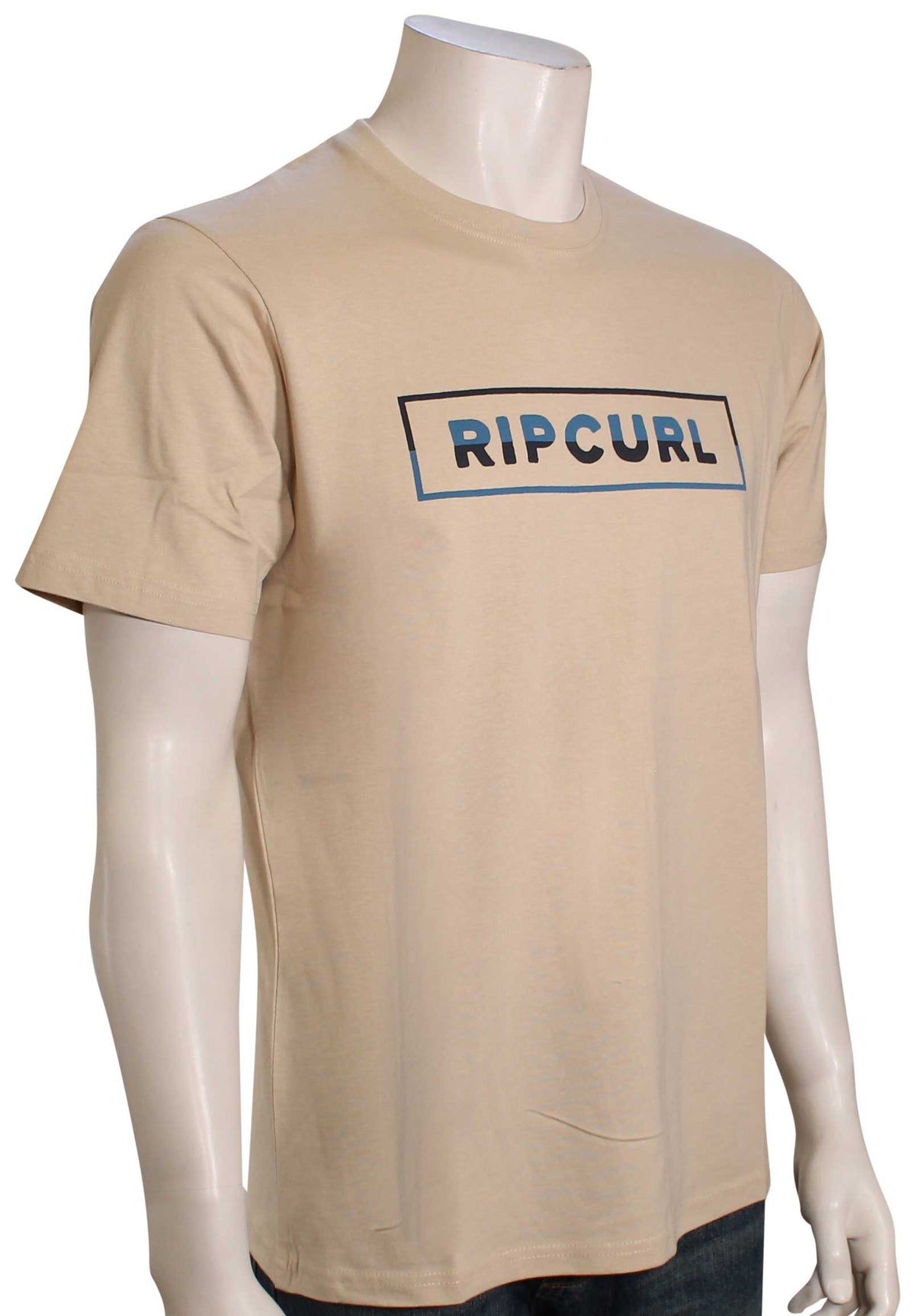Rip Curl Split T-Shirt - Bone, front view