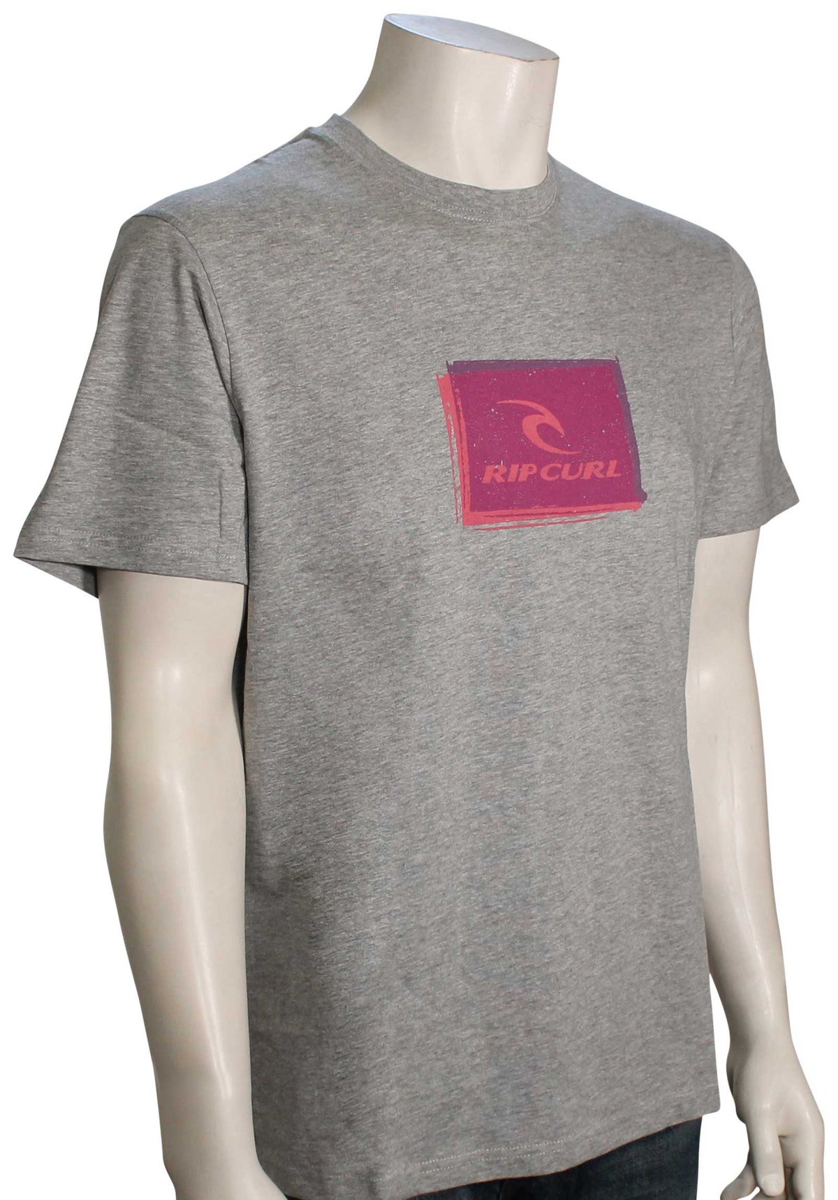 Rip Curl Corp Icon T-Shirt - Grey Marle