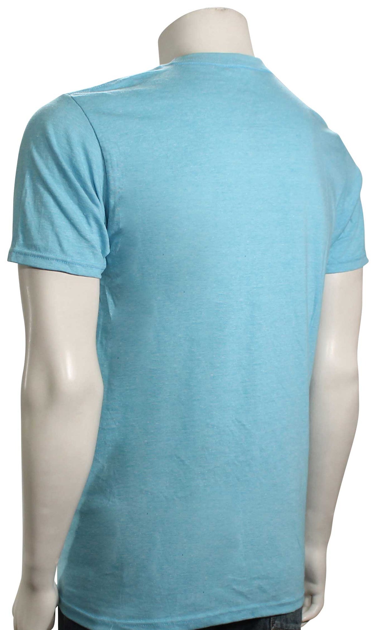 Rip Curl Big Cali Bear Premium T-Shirt - Light Blue Heather – back view