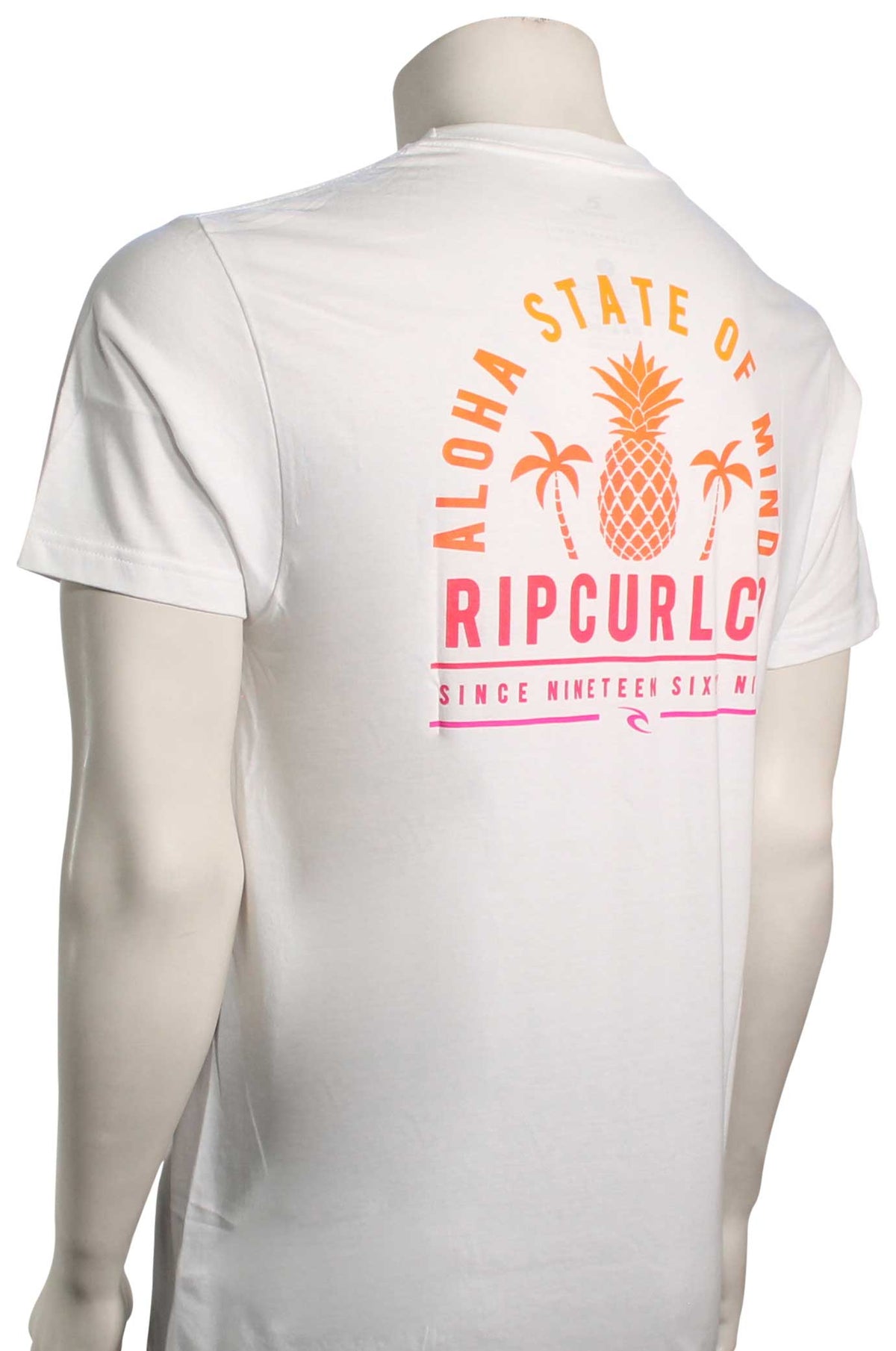 Rip Curl Pineapple Spirit Premium T-Shirt - White, back view