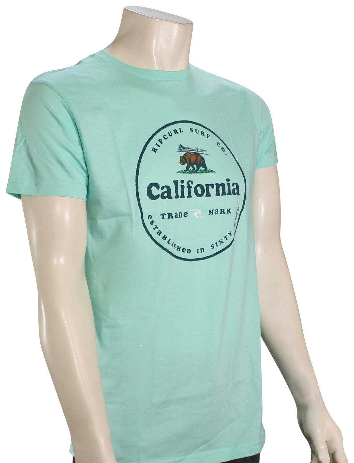 Rip Curl Big Cali Bear Premium T-Shirt - Mint