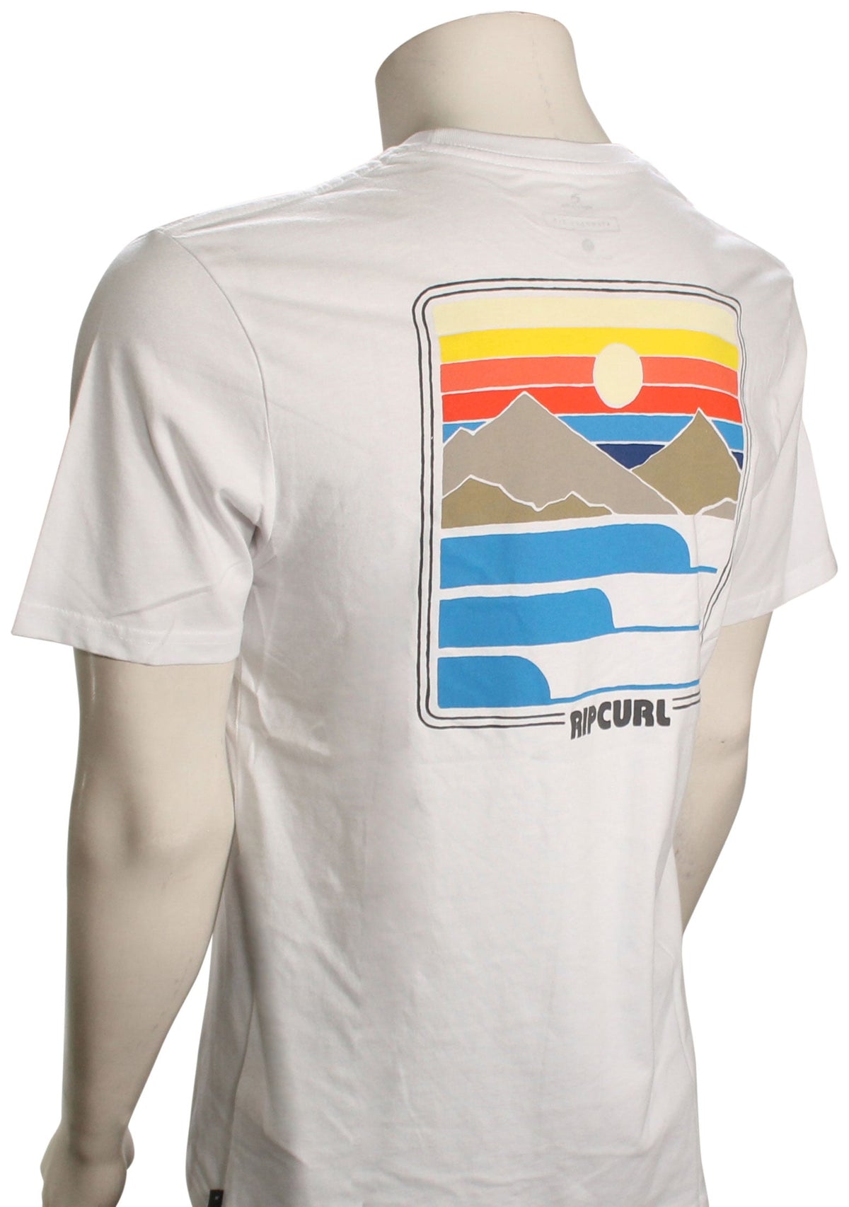 Rip Curl Surf Revival Sunset T-Shirt - White – back view