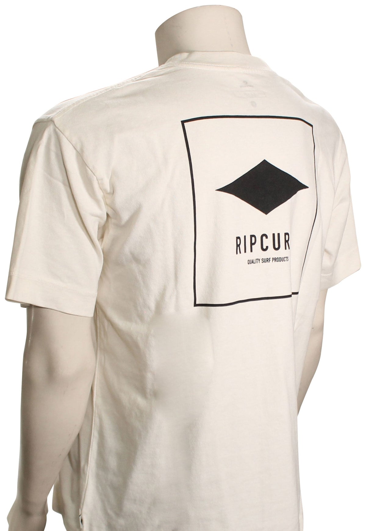 Rip Curl Quality Surf Products Logo T-Shirt - Bone