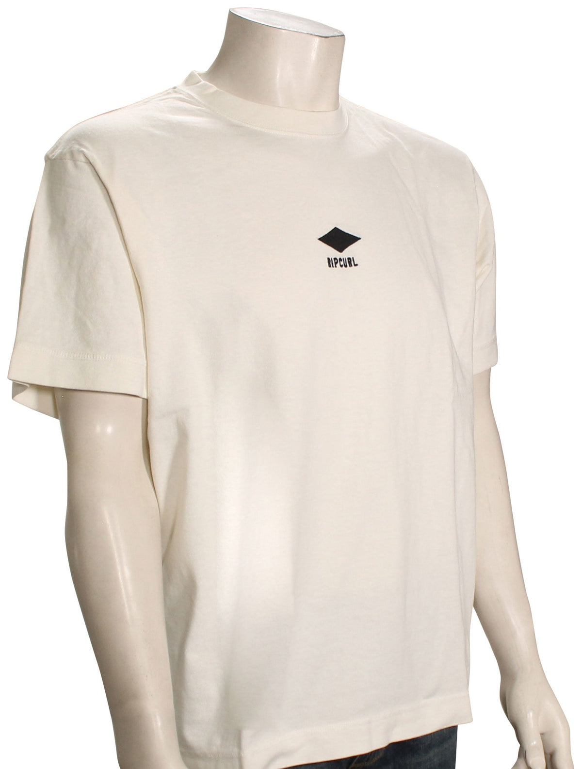 Rip Curl Quality Surf Products Logo T-Shirt - Bone